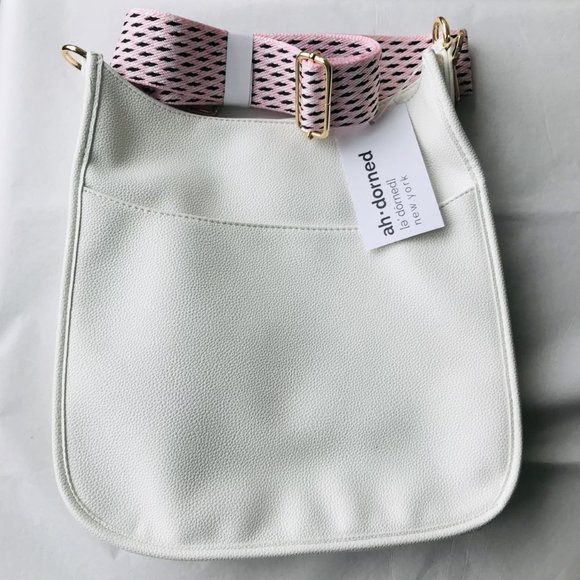 ahdorned Bags Ahdorned Messenger Crossbody White Bag Guitar Staps